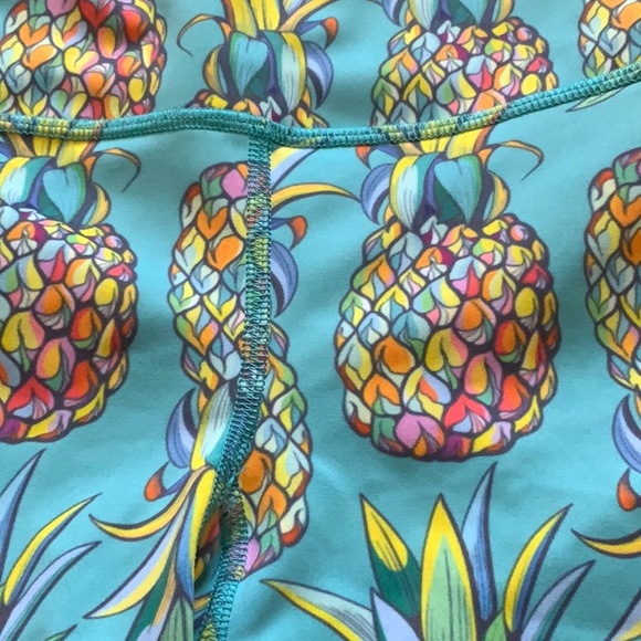 Pineapple 🍍 8” Bermuda Bike Shorts - Picture 2 of 6